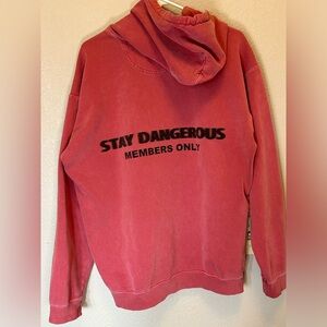 Yg 4hunnid Stay Dangerous Members Only Hoodie Sweatshirt Streetwear Loungewear
